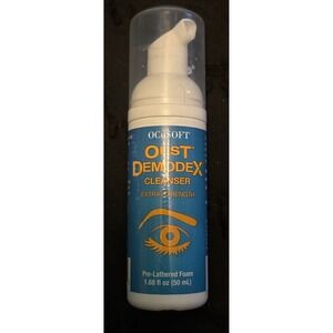 NEW‎ OCuSOFT Oust Demodex Remover Cleanser Foam for Eyelids & Lashes